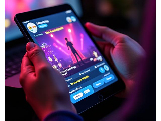 Audience interacting with virtual event interface, chat, and emojis